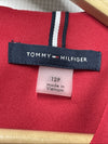 Tommy Hilfiger Women's Flutter Sleeve Elegant Scuba Dress Size 12P Red Casual