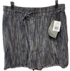 Royalty For Me Shorts Womens Medium Multi Striped Linen Pockets Drawstring Sz M