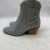 Betsey Johnson Women’s Emory Rhinestone Ankle Side Zipper Bootie SB-DIVA 8.5W