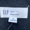 GAP Men Slim Fit Stretch Poplin Long Sleeve Button Down Shirt Size M Button-down