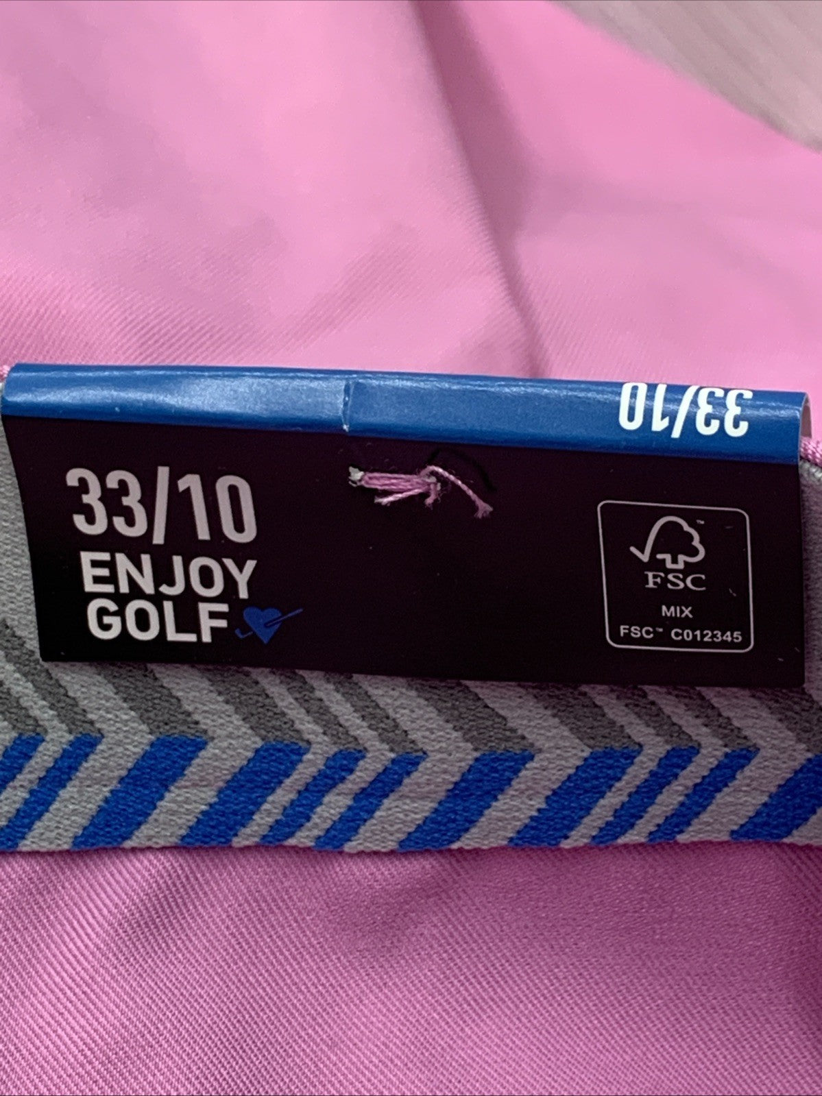 Puma Dealer Golf Short Pink Mist Size 33 Inseam 10