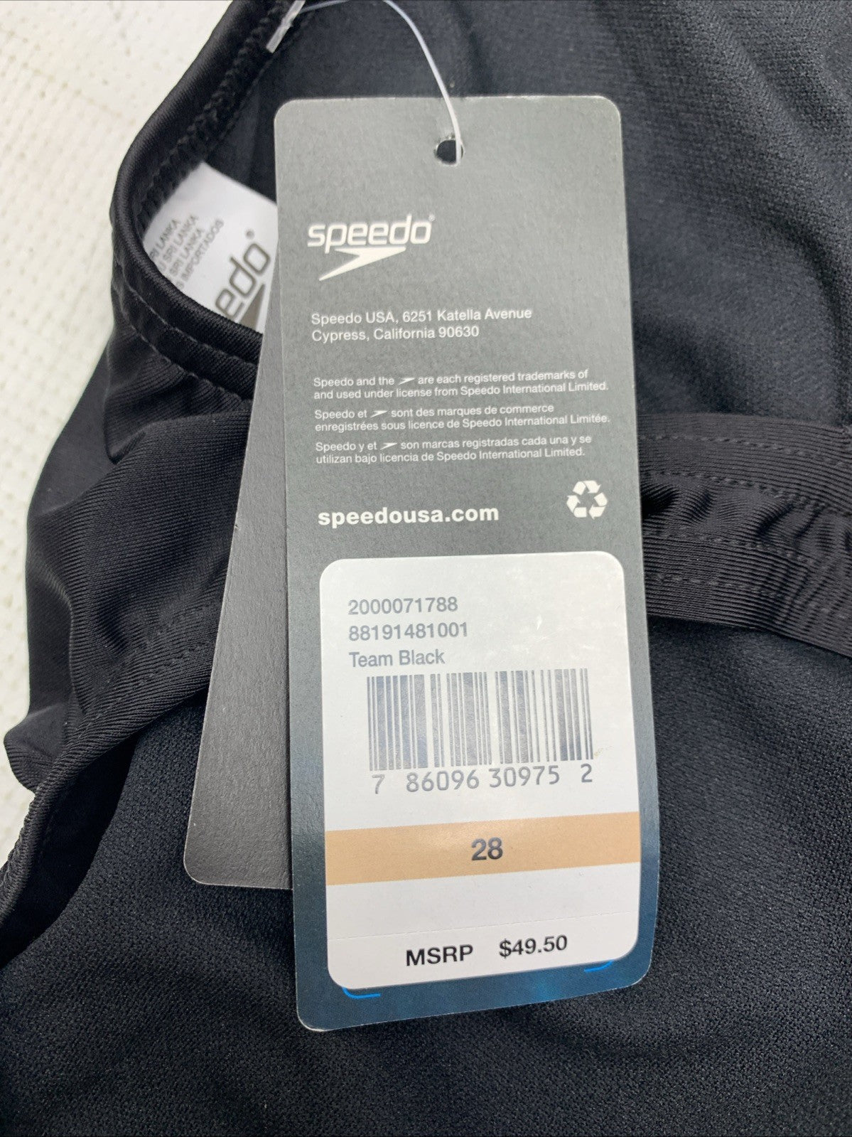 Speedo Women's ProLT Super Pro One Piece Swimsuit Solid Black Size 28 Swimwear