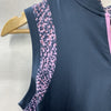 adidas Ultimate365 Women's Polo Shirt Blue/Purple Size Medium Sleeveless Zlip