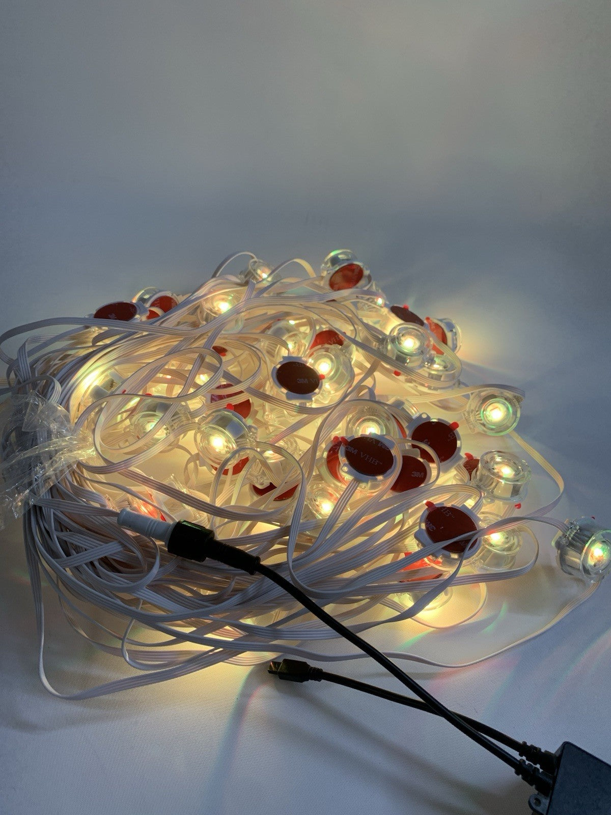 100FT Permanent Outdoor Lights, RGB LED Eaves Lights with App/Remote Control, IP