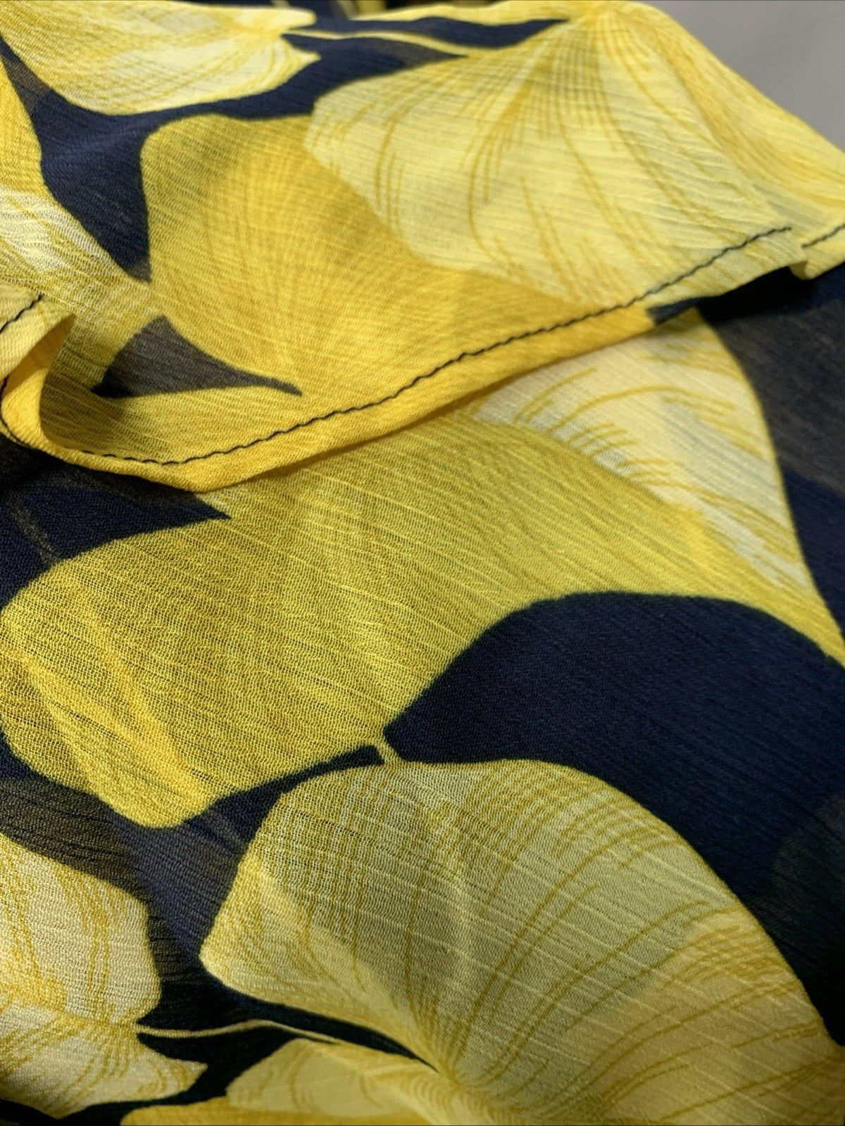 Tommy Hilfiger Womens Chiffon Flutter Sleeve Hem V-Neck Midi Formal Dress Size 8