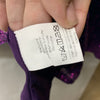 Grace Karin Women's Medium Purple Sequin Long Sleeve Pullover Blouse Sparkly