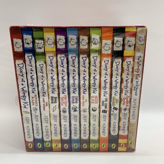 Diary of a Wimpy Kid's Collection 12 Books by Jeff Kinney - Ages 7-12 -Paperback