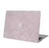 Seorsok Compatible with MacBook Air 13 inch Case 2018-2022 Purple Elegant Floral