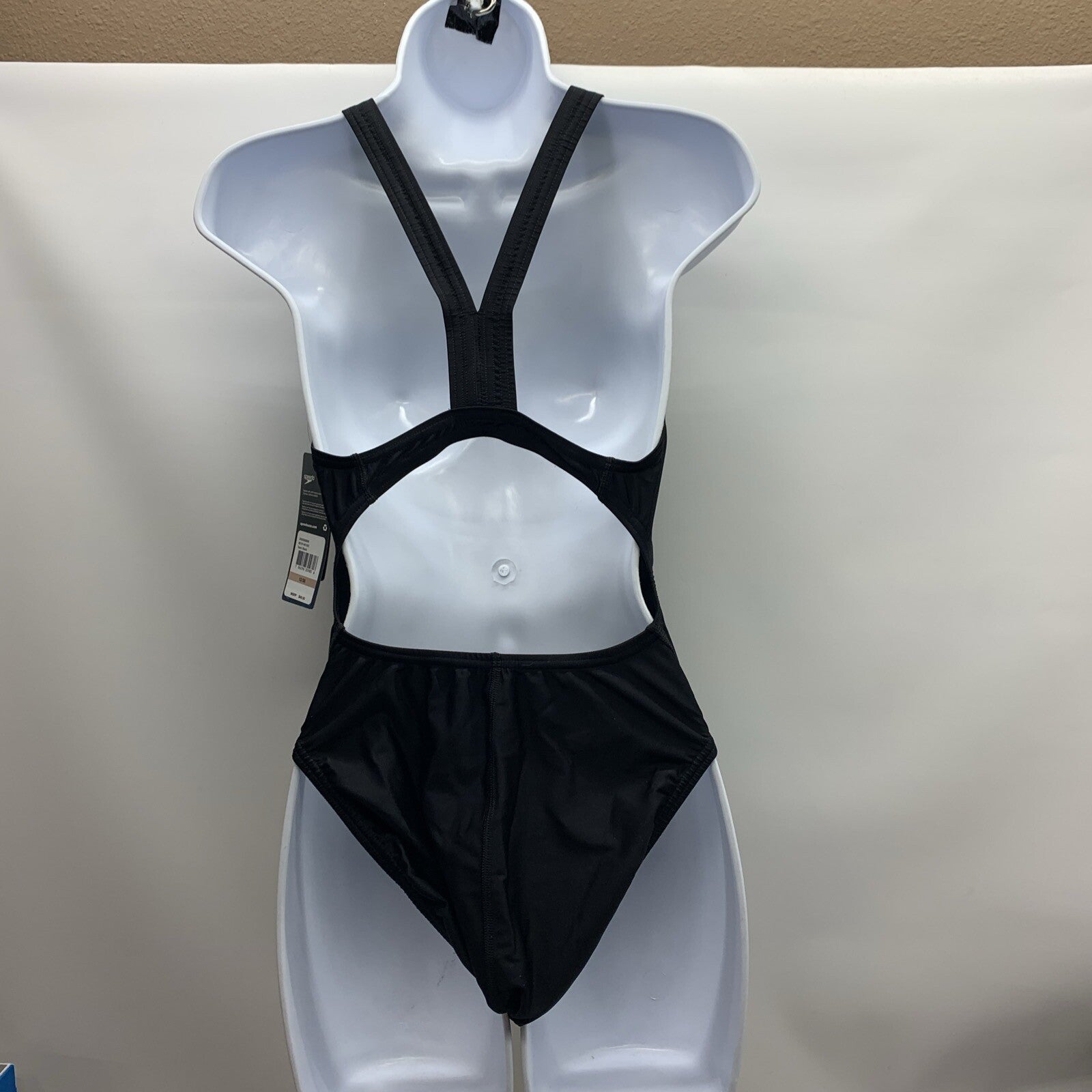 Speedo Womens One Piece Swimsuit ProLT Super Pro Solid Black Size 12/38 Swimwear