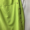London Times Women's Short Sleeve Knee Length Crew Neck Side Button Green 18W