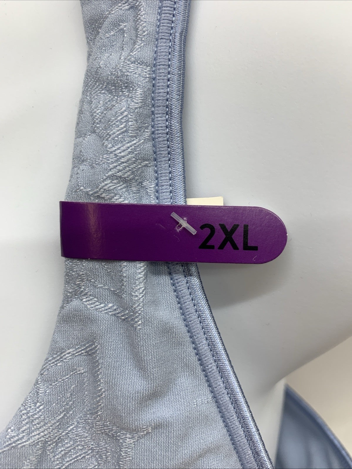 Bali Women's Wireless Bra Comfort Revolution Seamless Light Blue DF3484 Size 2XL