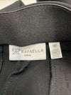 Rafaella Womens Petite Flat Front Black Dress Stretch Pants PRBS6339 Size 12p
