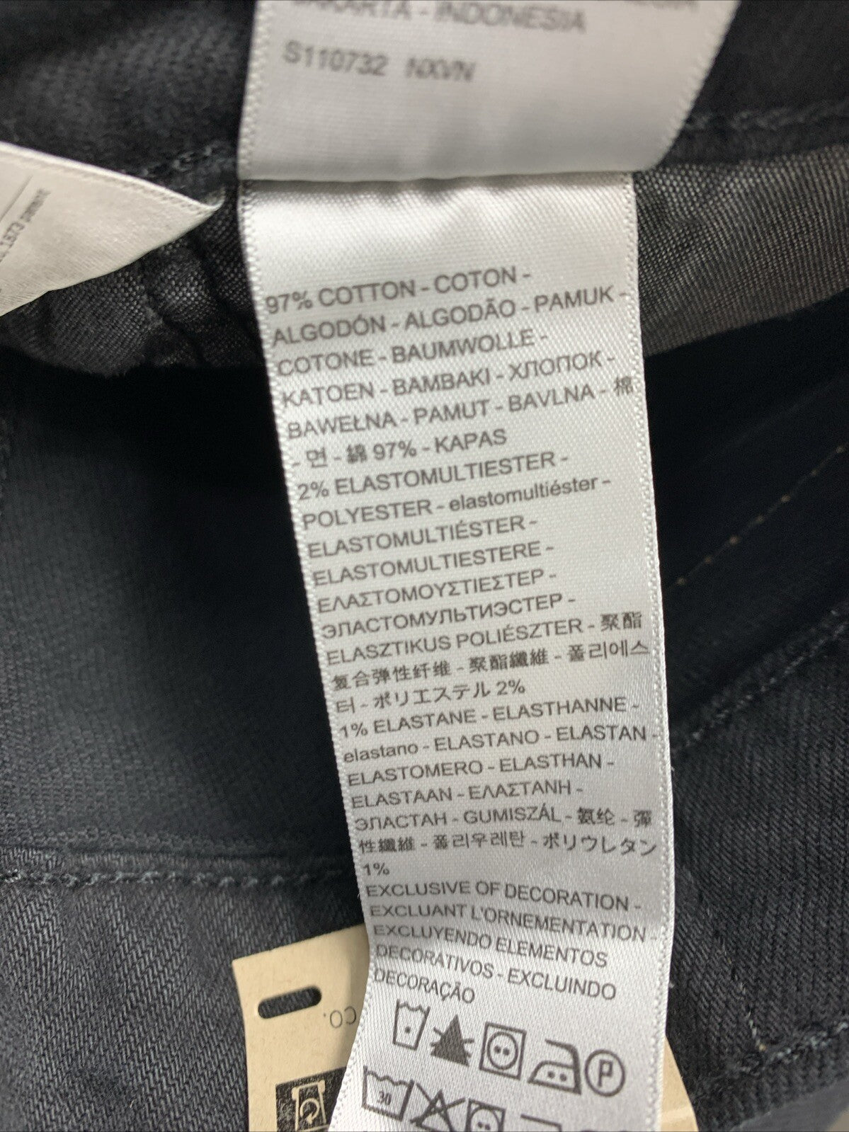 Levi's Women's 501 Original Fit Jeans Long Pants Size 25x30 Black High Rise