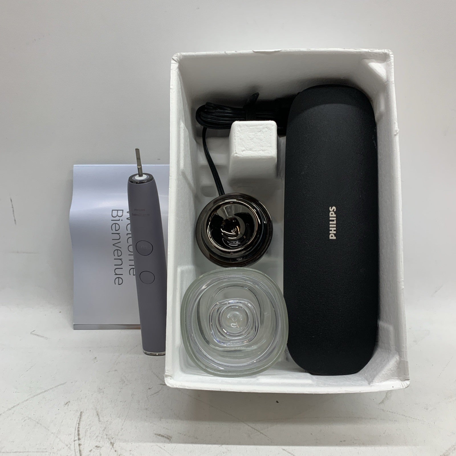 Philips Sonicare DiamondClean Smart 9500 Electric Toothbrush, Gray - FOR PARTS