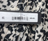 Steve Madden Apparel Women's Rami Dress Size L Long Sleeve V-neck Black/Ivory