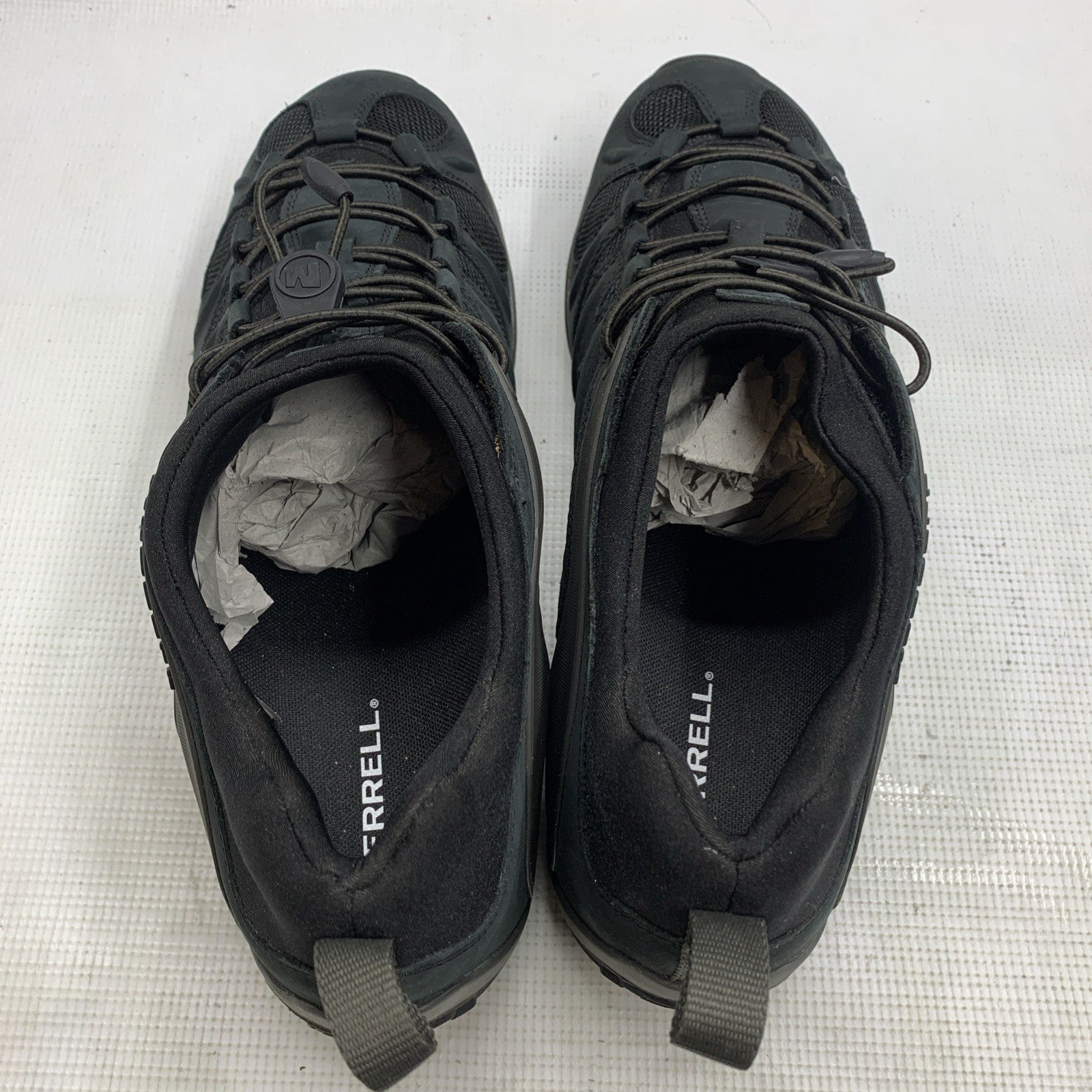 Merrell Chameleon 8 J033091 Hiking Shoes Men's Black Stretch Low Top Size 14
