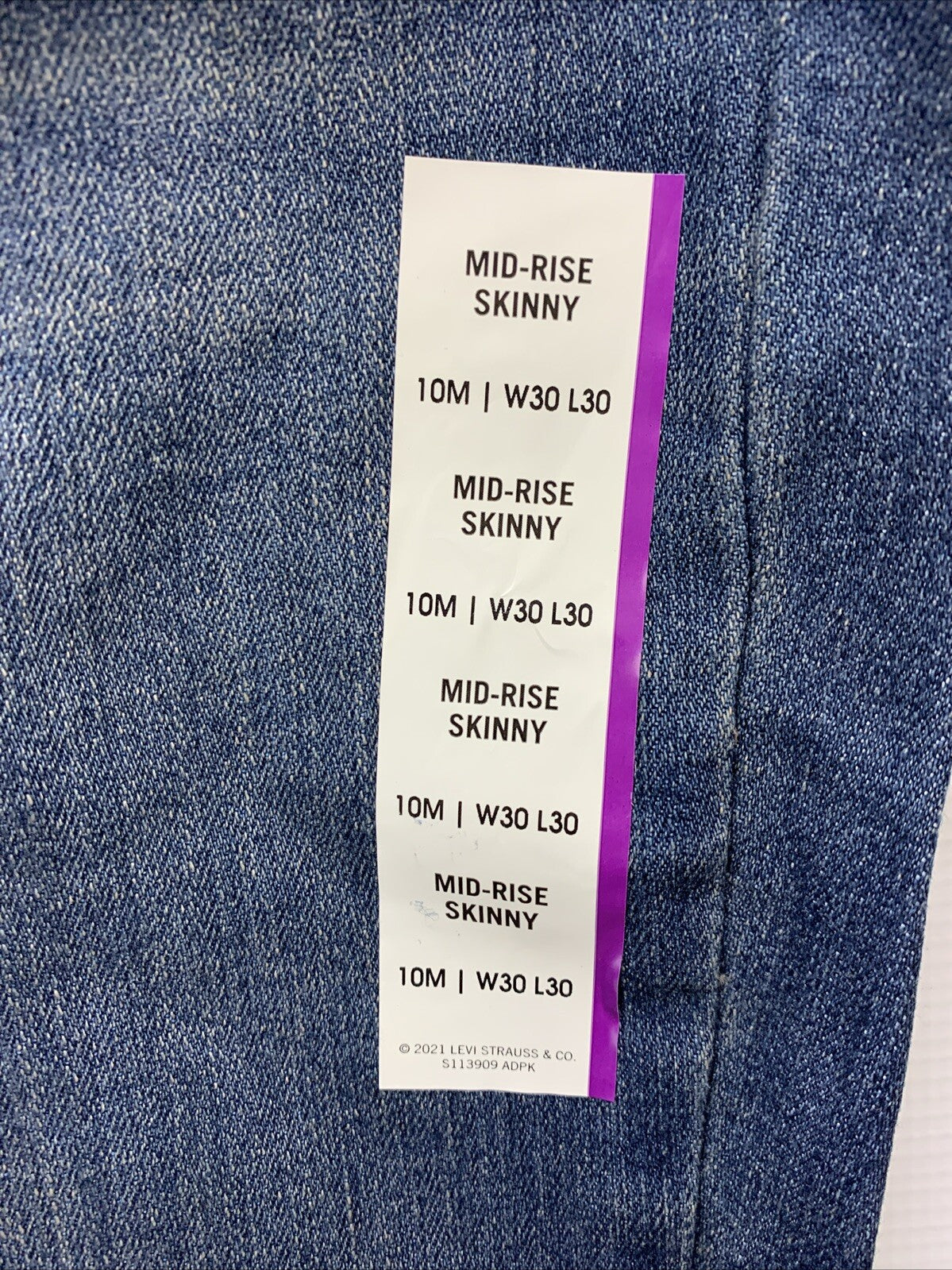 Signature by Levi Strauss & Co. Gold Label Womens Modern Skinny Jeans, Size 10