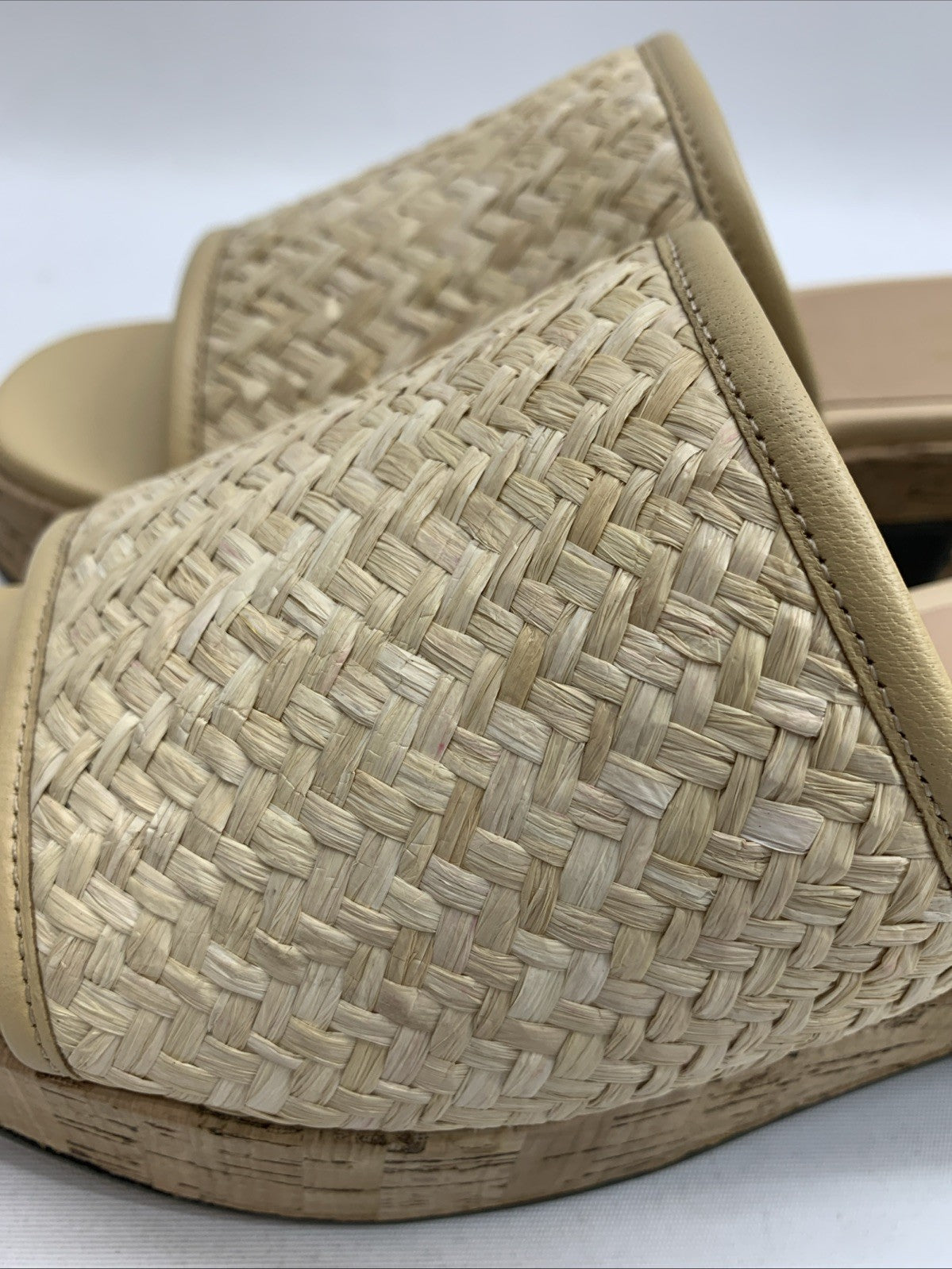 Seychelles Women's One of a Kind Platform Mule Sandal Natural Size 8 Open Toe