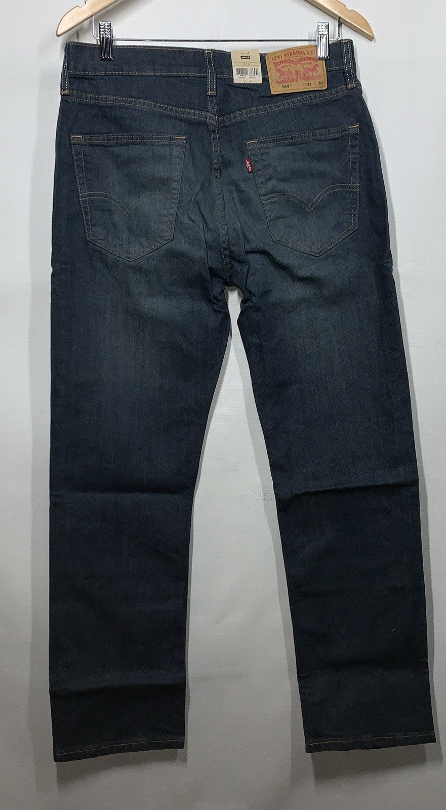 Levi's Men's 514 Straight Fit Jeans Size 31W X 30L Midnight/Blue Long Pants