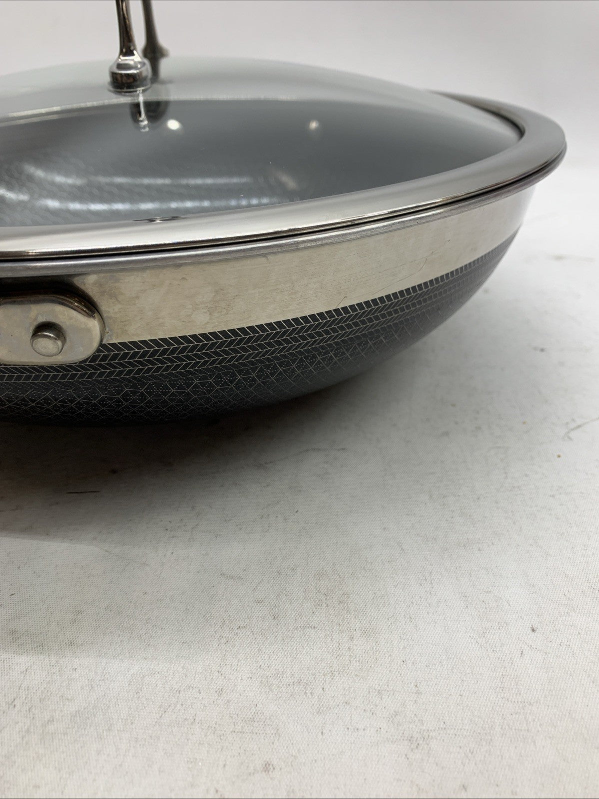 HexClad Hybrid Nonstick Cooking Wok 12