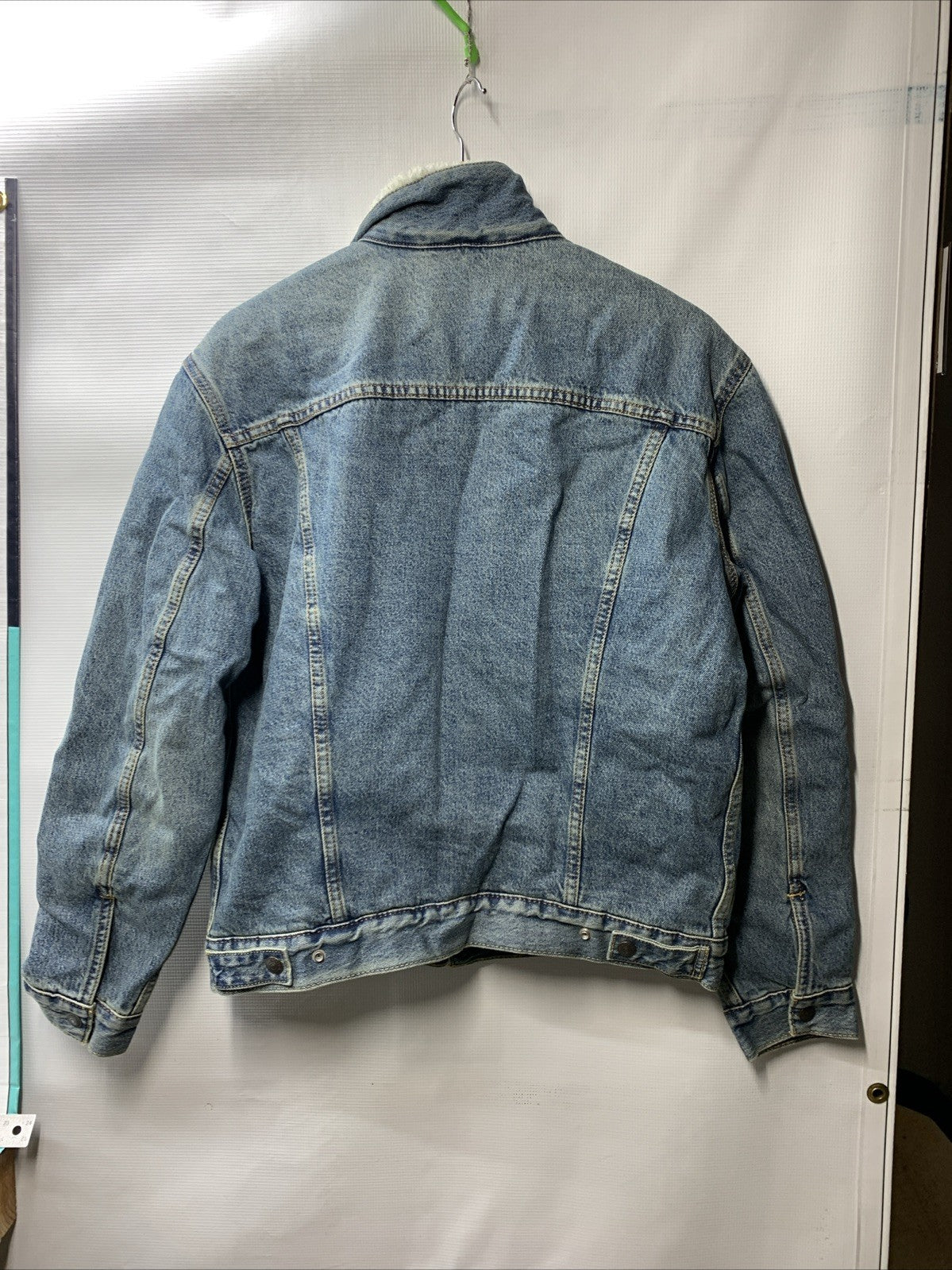 Levi's Sherpa Trucker Men's Jacket Mays 163650044 Size M Long Sleeve with Pocket