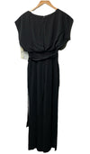 Eliza J Women's Cap Short Sleeve Wide Leg Jumpsuit Black Size 0 Formal Business