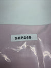 Nautica women's pink short sleeve cotton polo shirt with 5 buttons, size M, featuring a classic fit and Aloha pink color.