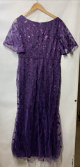 Ever-Pretty Women's Sequin Formal Dresses V-neck Prom Dress Evening Gown Size 14