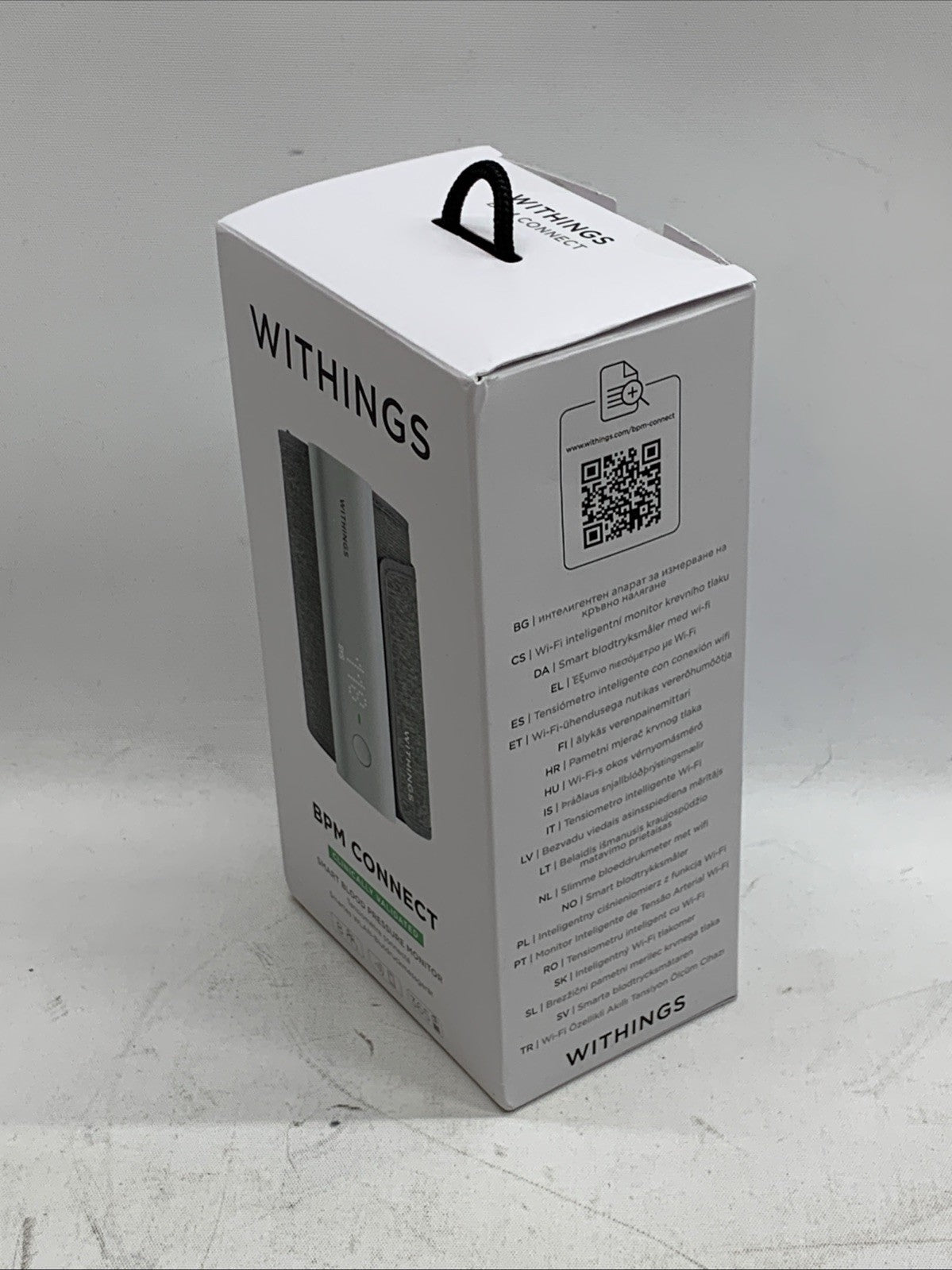 Withings BPM Connect Smart Blood Pressure Monitor Clinically Validated Gray/Whit