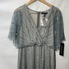 Adrianna Papel Studio Women's Lined Bodice Flutter Sleeve Formal Dress Size 10