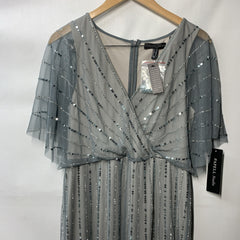Adrianna Papel Studio Women's Lined Bodice Flutter Sleeve Formal Dress Size 10