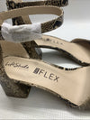 LifeStride Women's Cassidy Ankle Strap Dress Sandals Heeled Snake Print Size 9W