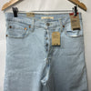 Levi's Women's Ribcage Straight Ankle Jeans Summer High Rise Long Pants Size 31