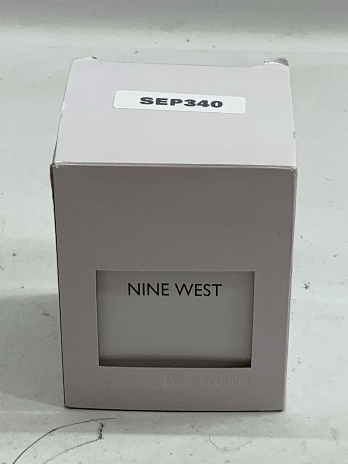 Nine West Women's Rubberized Bracelet Wrist Watch NW/1678 White Stainless Steel