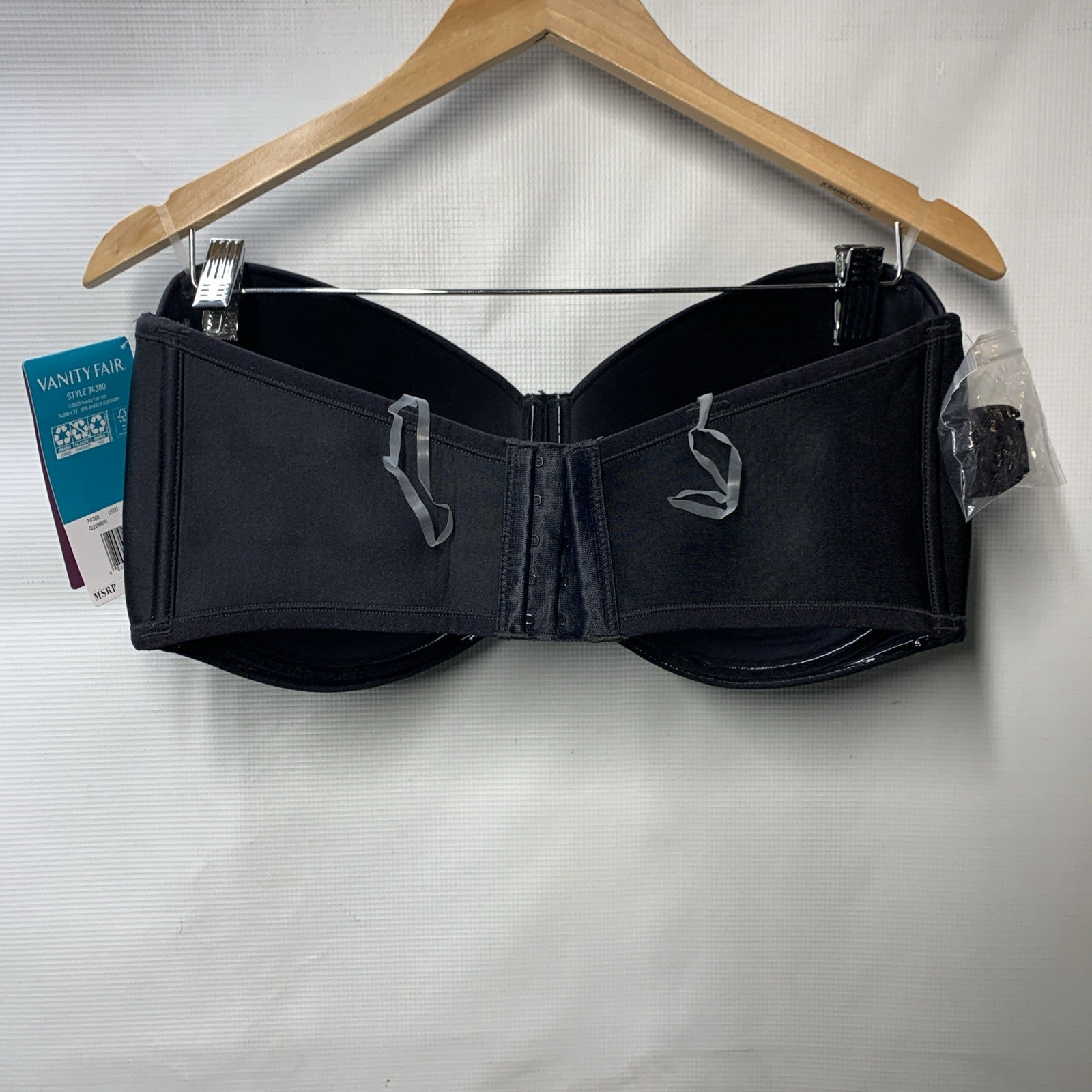 Vanity Fair Women’s Beauty Back Smoothing Strapless Bra 74380 4-Way Stretch 38G