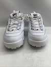 Fila Men's Strada Disruptor II Sneakers White US 14 Lace-up Shoes Lightweight