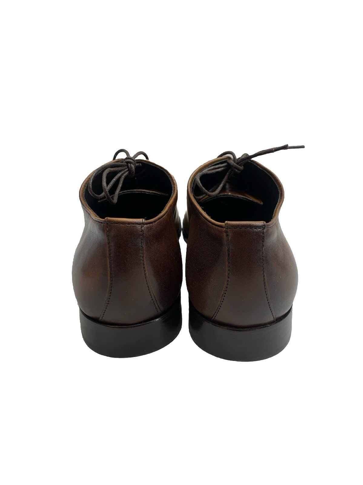 Massimo Matteo Italy Ponte Vecchio Oxford Burnished Brown Size 9.5 D (M) Lace-up