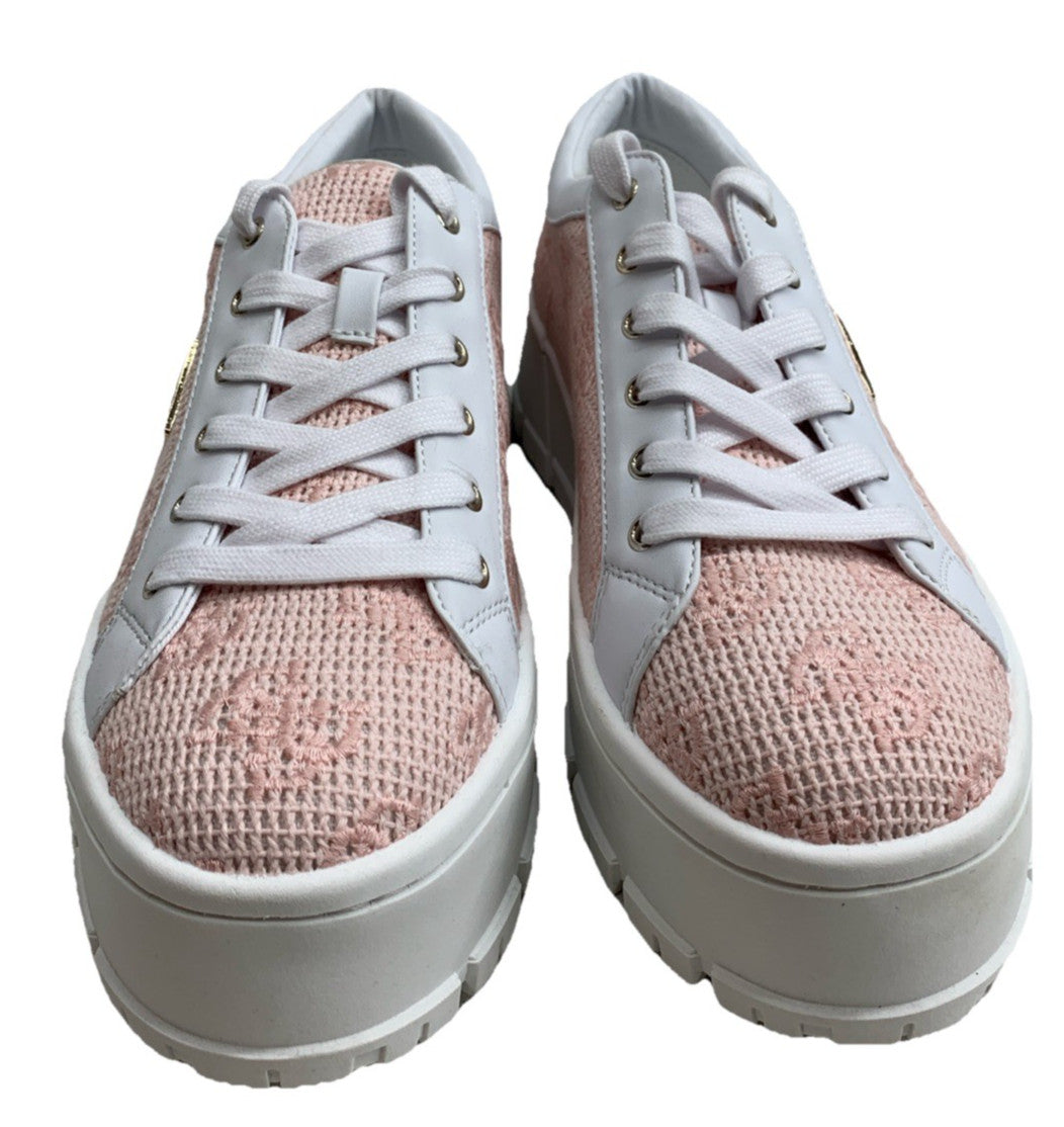 GUESS Tesie Women's Lace-Up Shoes GWTESIE2 Size 11M Chunky Platform Sneaker Pink
