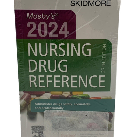 Mosby's 2024 Nursing Drug Reference Book Paperback, by Skidmore-Roth RN MSN