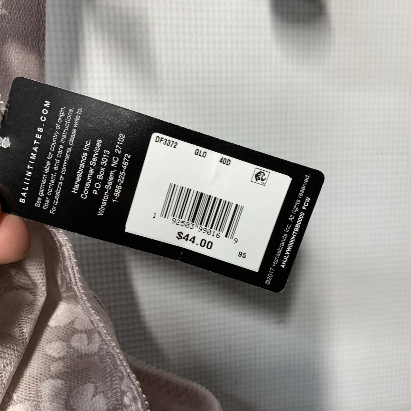 Bali Women's Double Support Spa Closure Wirefree T-shirt Bra DF3372 Size 40D