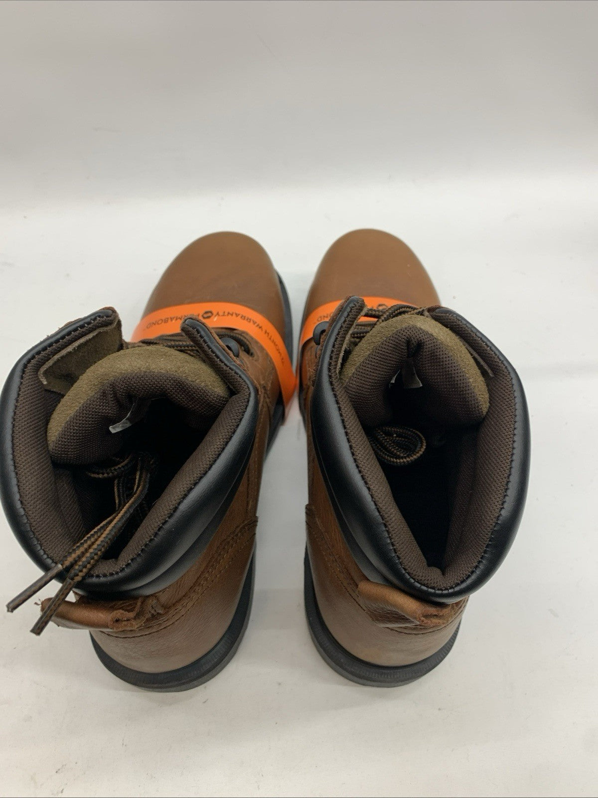 Iron Age Hauler 6” Plain Toe Waterproof Work Boot Size 8.5 Brown IA0160 Lace-up