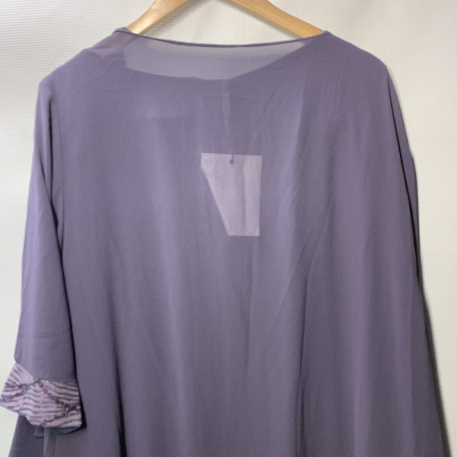 Hanna Nikole Plus Size Pant Suit 2 Piece Chiffon Set Ruffle Layers Size 24W