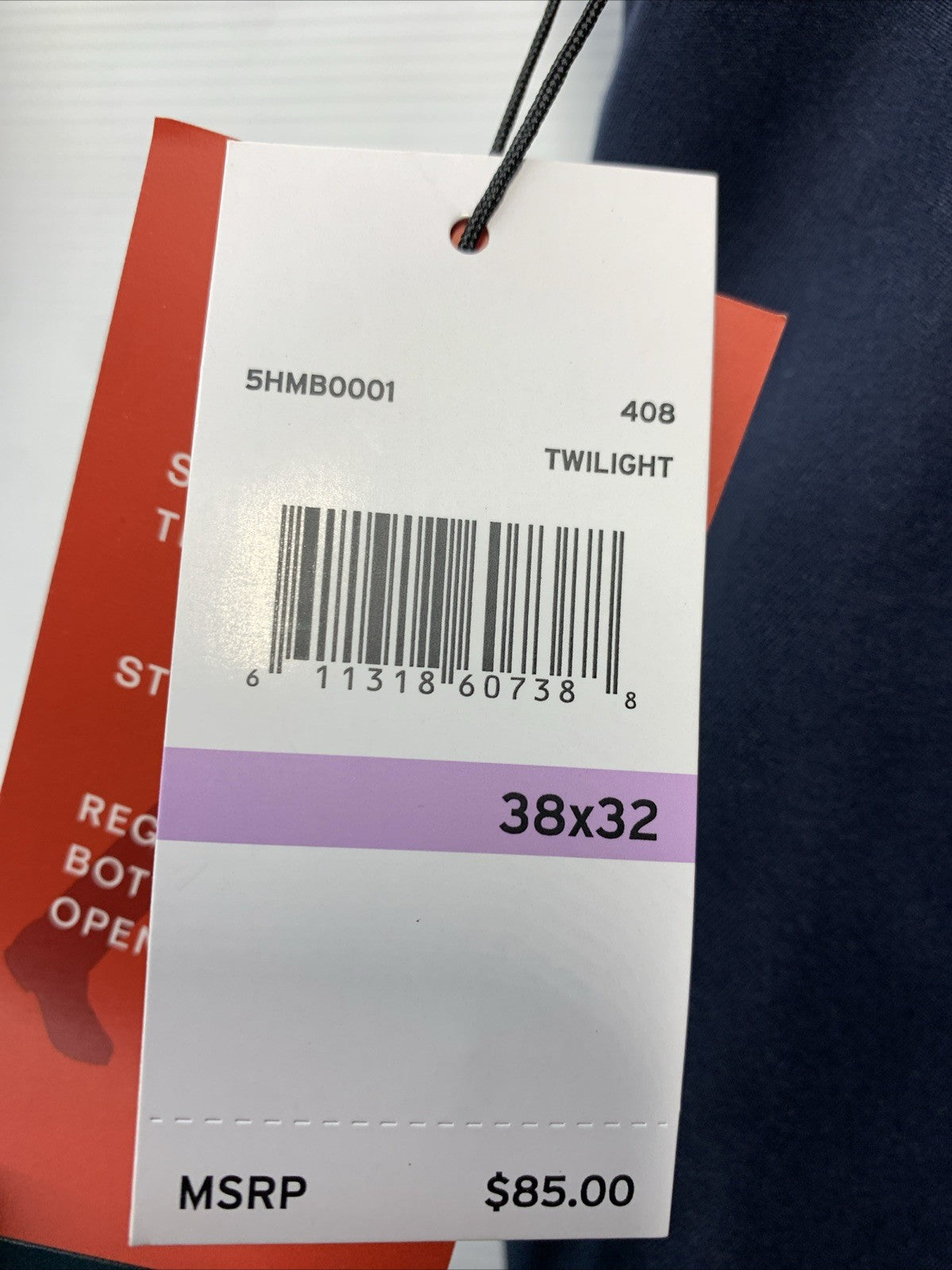 Perry Ellis Men's Modern Fit Portfolio Performance Dress Long Pants Size 38x32