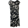 Tommy Hilfiger Women's Chiffon Flutter Sleeve and Hem V-Neck Midi Dress Size 14