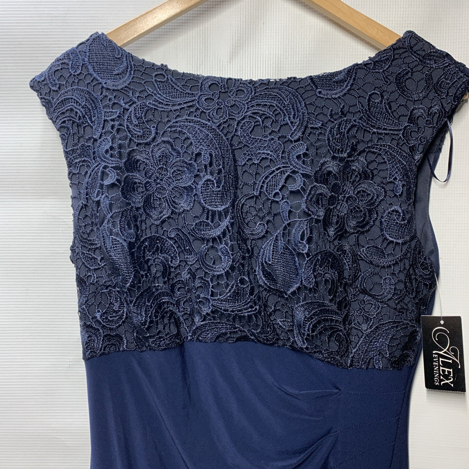 Alex Evenings Cap Sleeve Women's Waist Evening Party Long Dress Cocktail Size 10