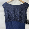 Alex Evenings Cap Sleeve Women's Waist Evening Party Long Dress Cocktail Size 10