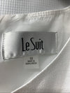 LeSuit Women's 2-Piece Jacket/Dress Suit White Size 10 for Office Formal Events