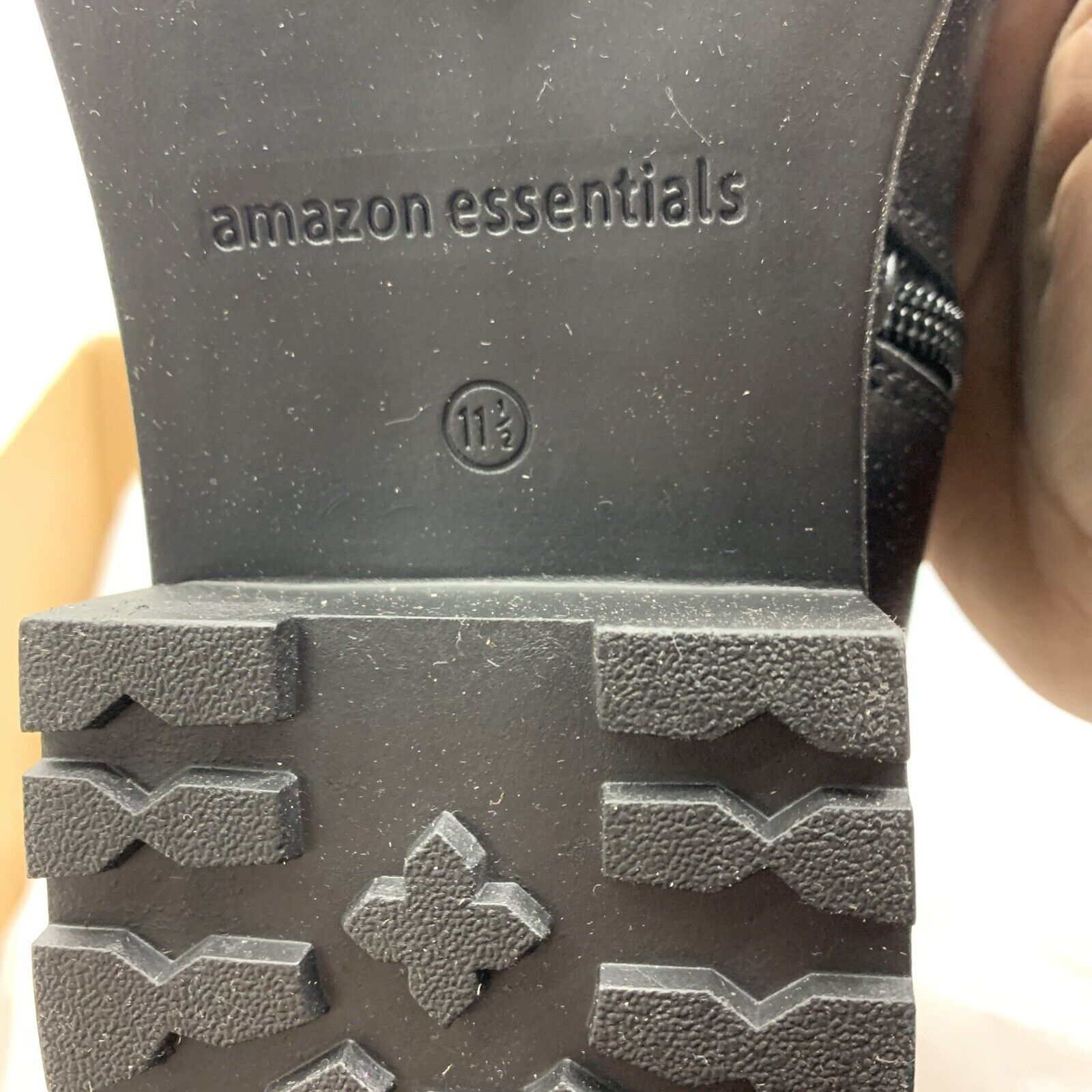 Amazon Essentials Women’s Tall Riding Boots Size 11.5WC Chunky Knee High Black