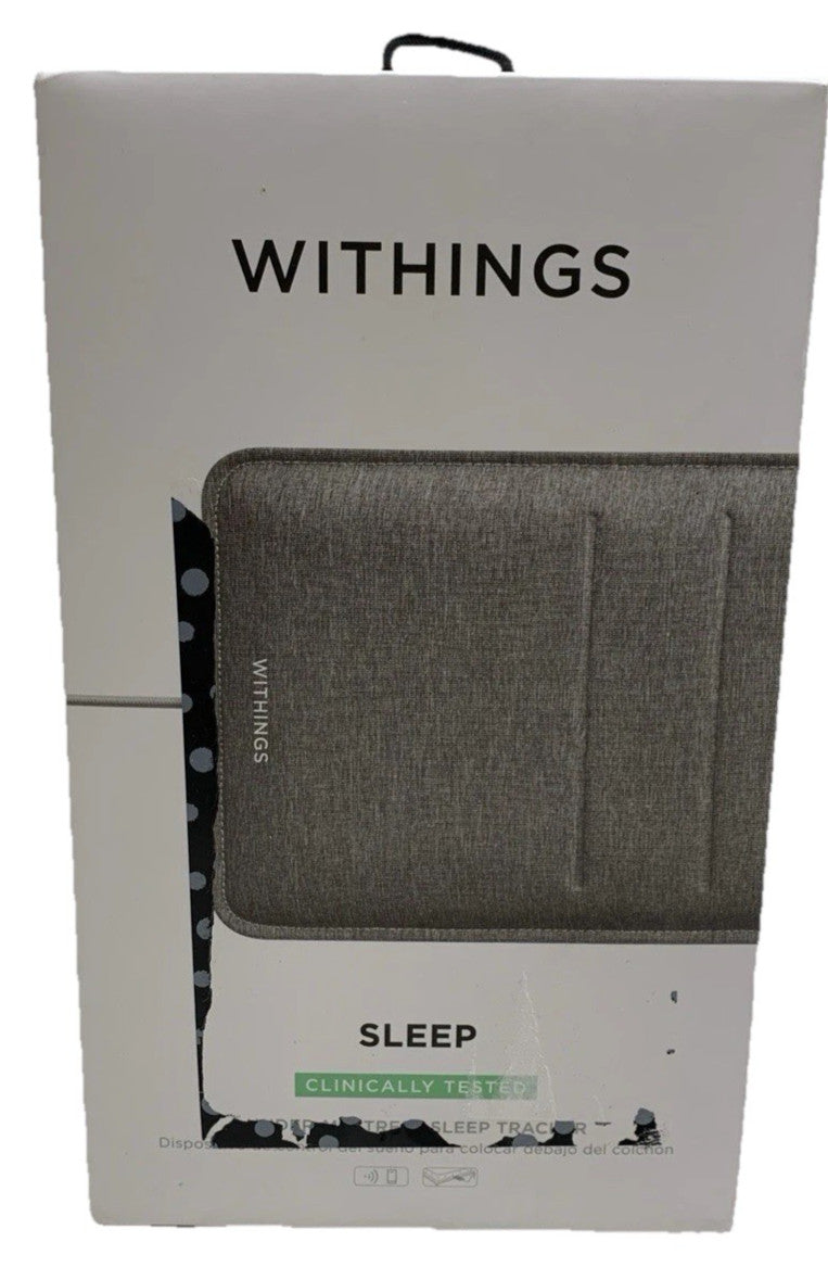 Withings Sleep Tracking Pad Under The Mattress WSM02-ALL-US Sleep Cycle Analysis