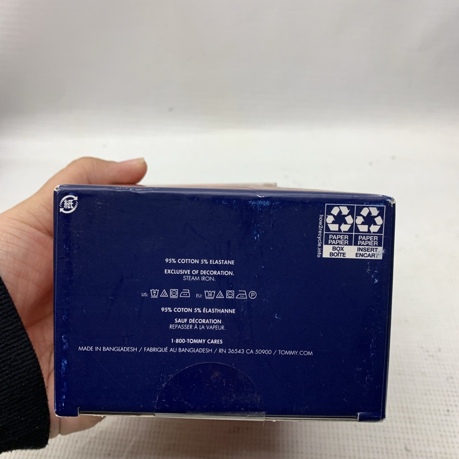 Tommy Hilfiger Men's Boxer Briefs Underwear Stretch Cotton Size Large - 4 Pack